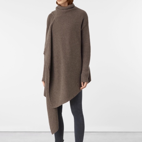 All Saints Sweaters - Cozy all saints wrap sweater with scarf detail NWT